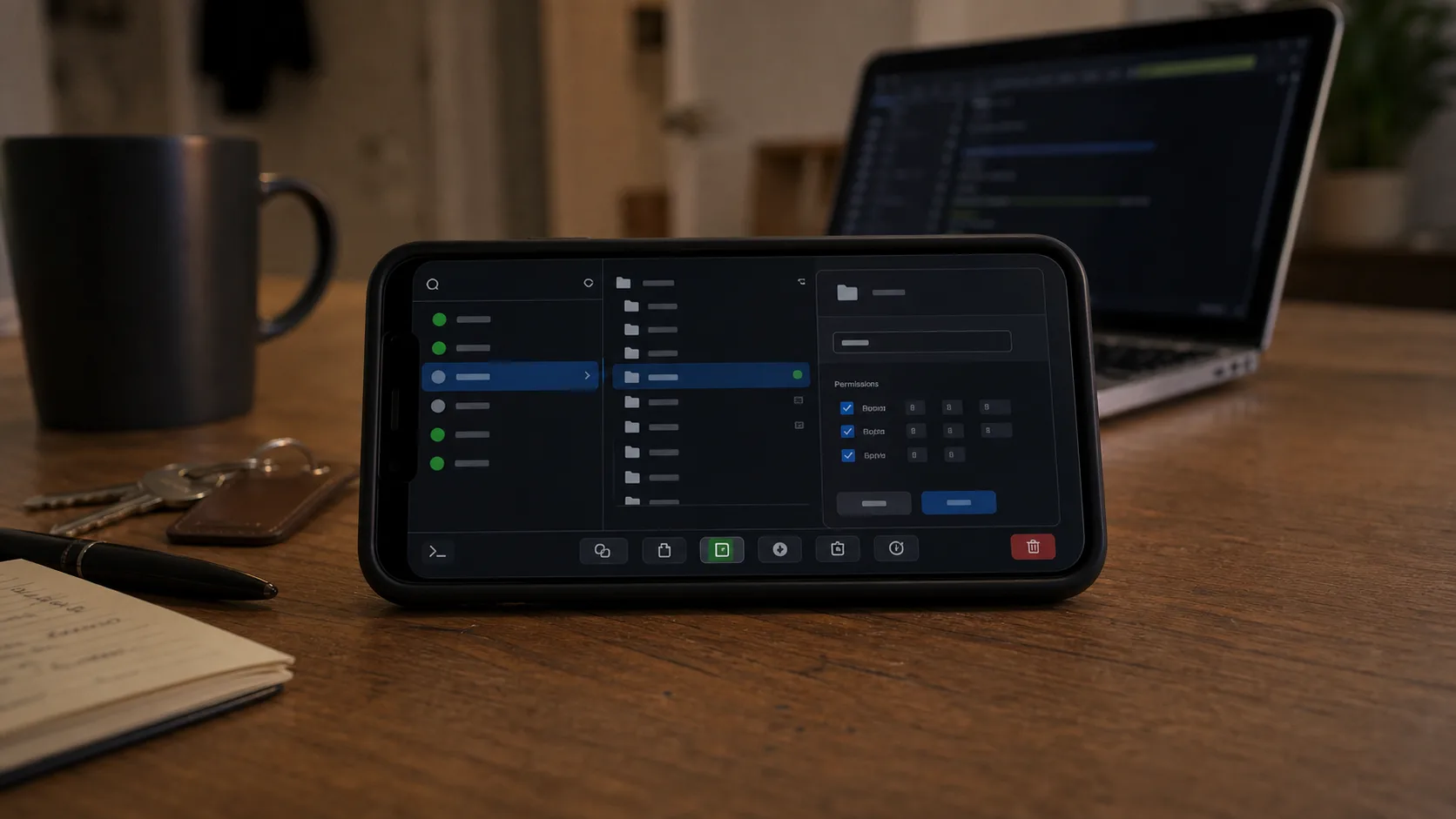 How permissions, delete, and rename actions help you move fast